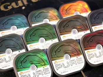 Леска Guru Pure Fluorocarbon  50м 0,45кг/0,08мм Прозрачный 