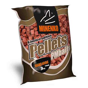 Пеллетс Minenko PMbaits Mandarine 14мм 3 кг (Мандарин)   Оранжевый