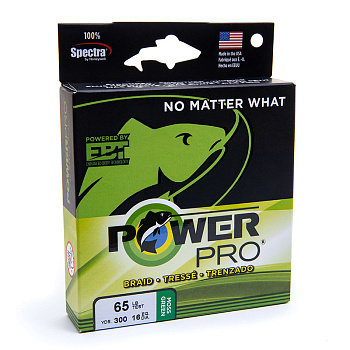 Плетеный шнур Power Pro   135м 20кг/0,28мм (Зеленый) 