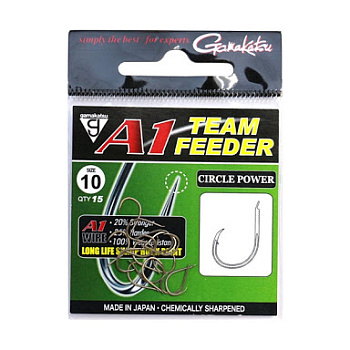 Крючки с лопаткой Gamakatsu А1 Team Feeder Circle Power Size 6  