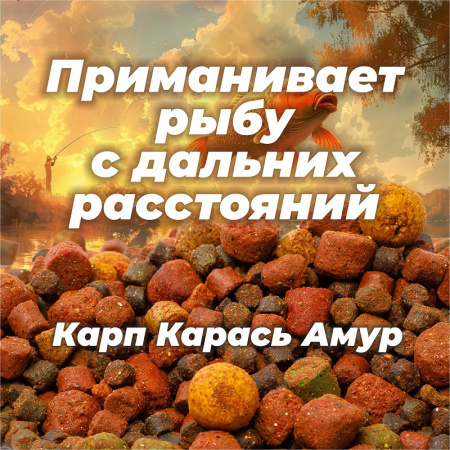 Бойлы тонущие Lion Baits Euro Baits Spod Mix измельченные + пеллетс 5 кг (Клубника) 2