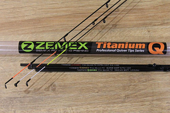 Вершинка к удилищу фидерному Zemex Titanium 3.0 мм, Super Soft 0.75-1.5 oz 12ft/13ft /  