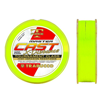 Леска Trabucco T-Force XPS Master Cast X-Distance  1200м 6,95кг/0,221мм (флюоресцентный жёлтый) 