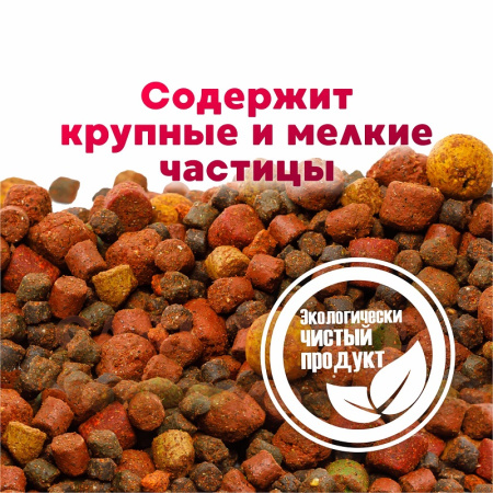 Бойлы тонущие Lion Baits Euro Baits Spod Mix измельченные + пеллетс 5 кг (Фрукты) 1