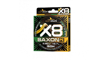 Плетеный шнур EastShark Saxon PE X8  150м 12кг/0,14мм (3color) 