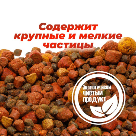 Бойлы тонущие Lion Baits Euro Baits Spod Mix измельченные + пеллетс 5 кг (Клубника) 1